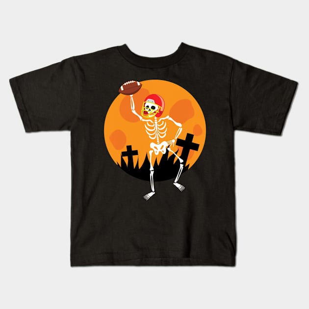Halloween Inspired Design for Horror Lovers Kids T-Shirt by ChristianCrecenzio